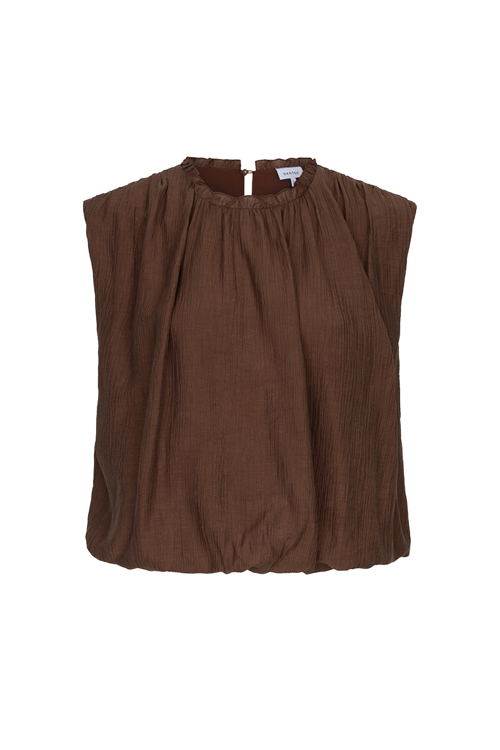 Dames top bruin