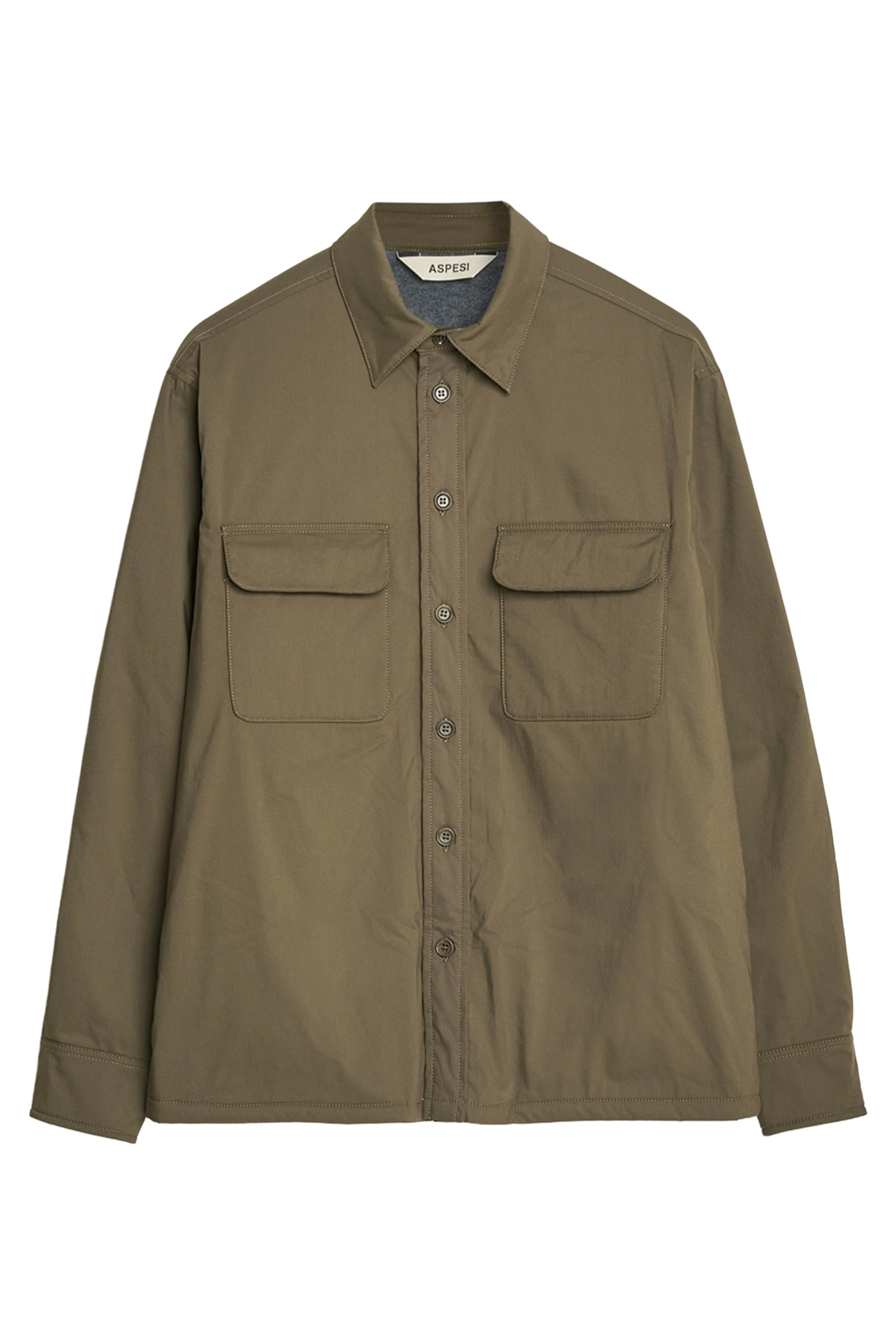 Heren overshirt groen