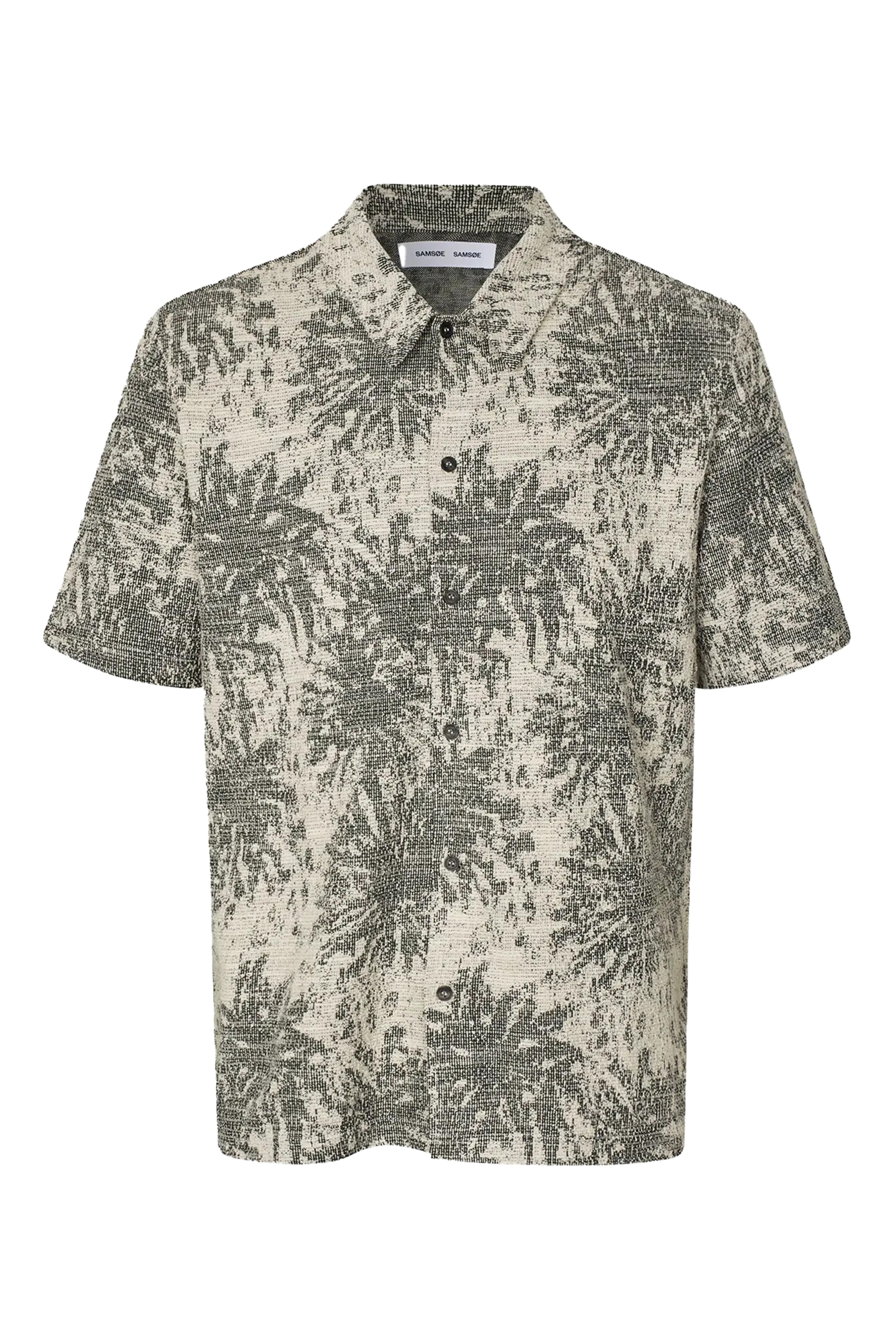Heren overhemd km casual bruin