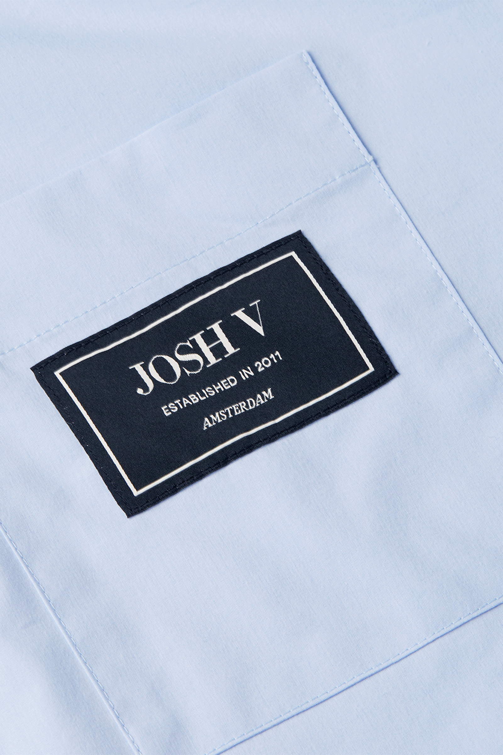 Dames blouse lange mouw blauw