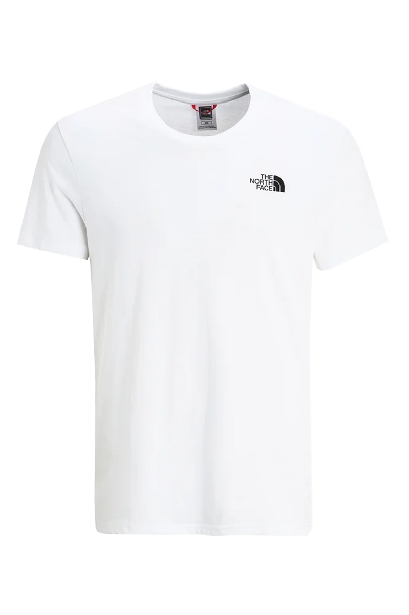Casual heren t-shirt km wit
