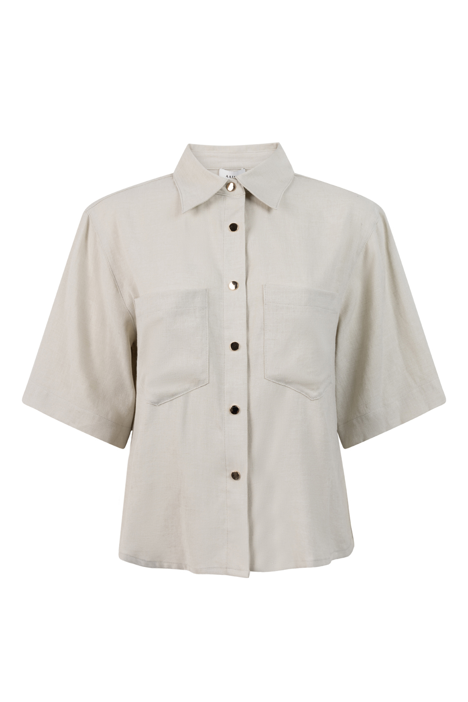 Dames blouse lange mouw ecru