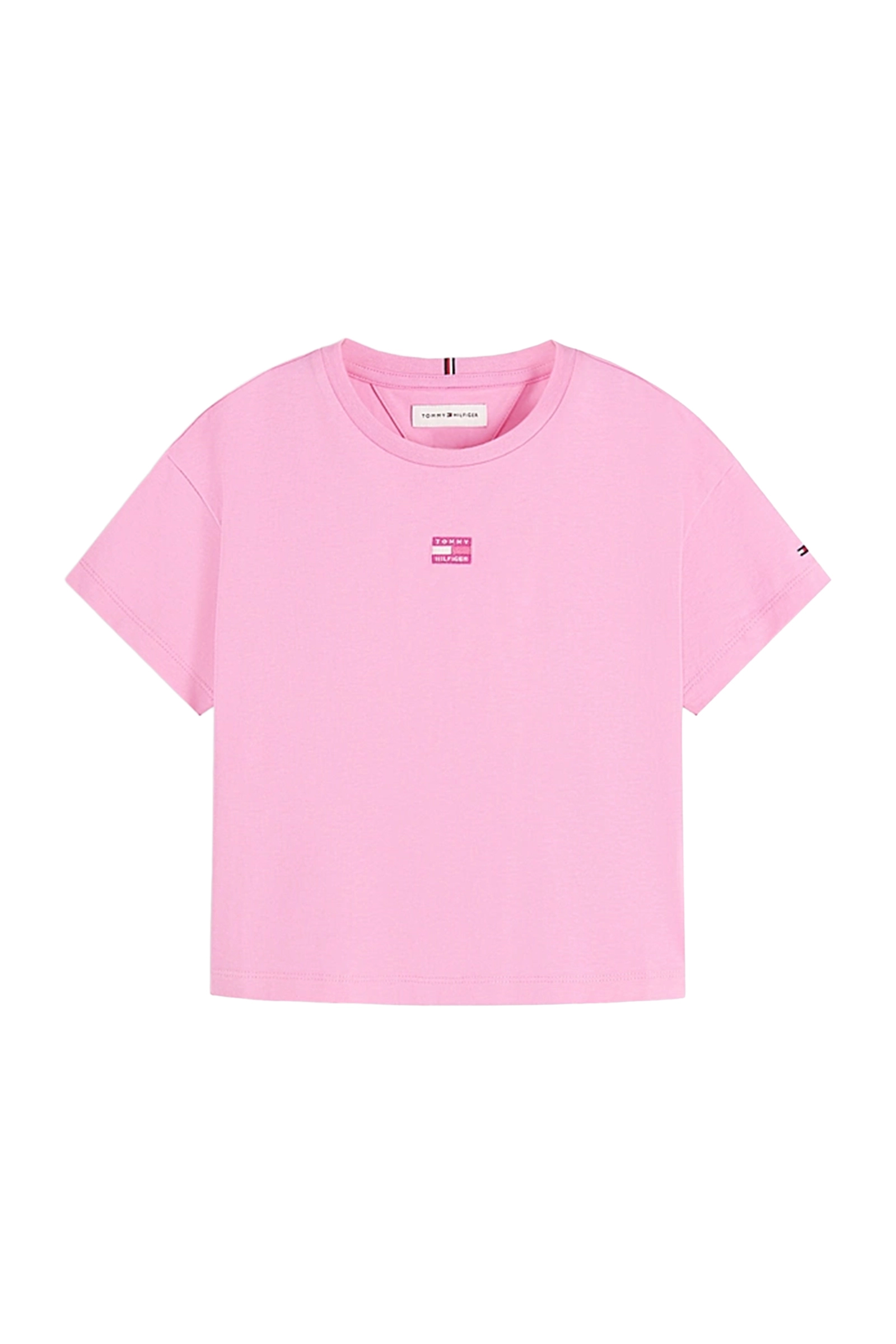 Meisjes t-shirt korte mouw rose