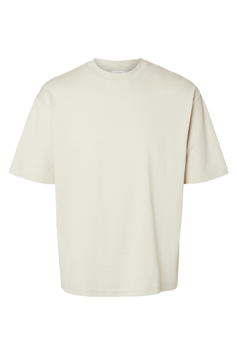 Heren t-shirt kortemouw bruin