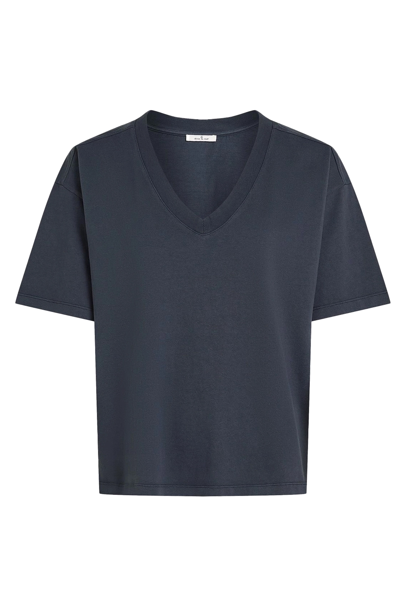 Dames t-shirt korte mouw blauw