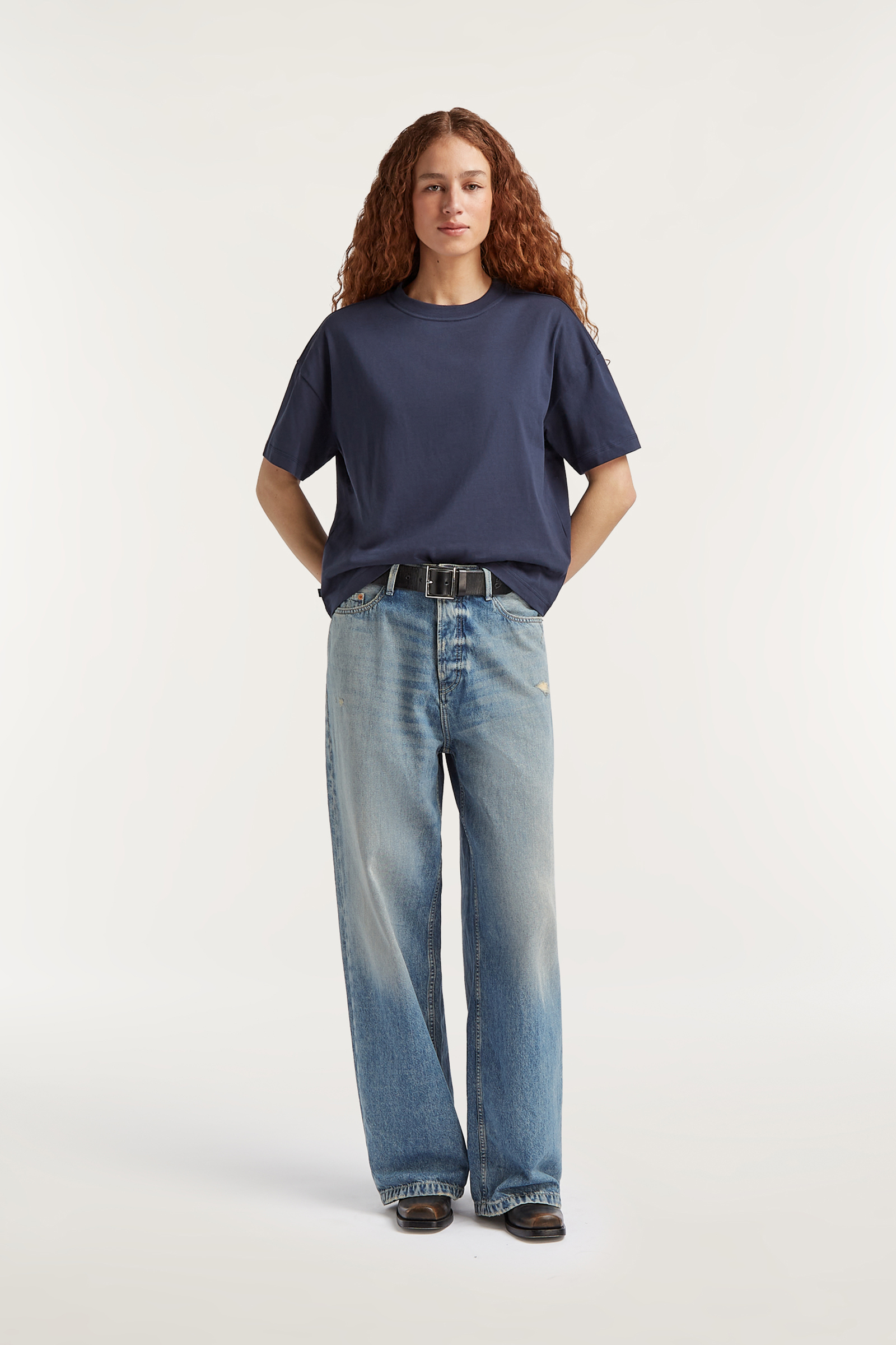 Dames jeans blauw