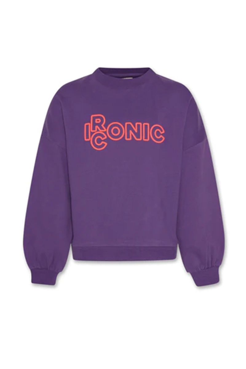 Meisjes sweater paars