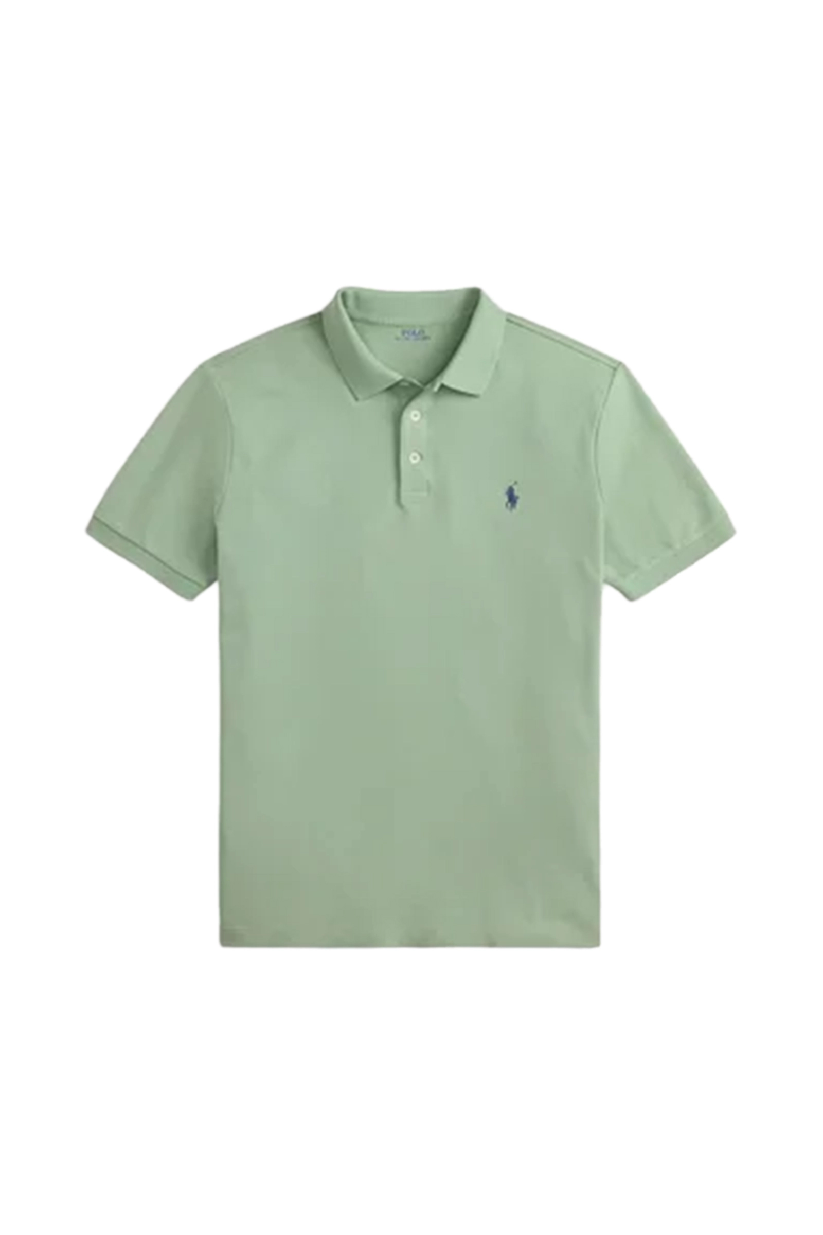 Heren polo korte mouw groen