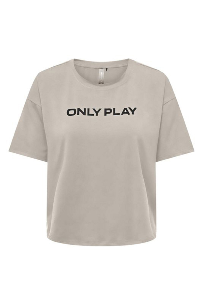 Fitness dames t-shirt km grijs