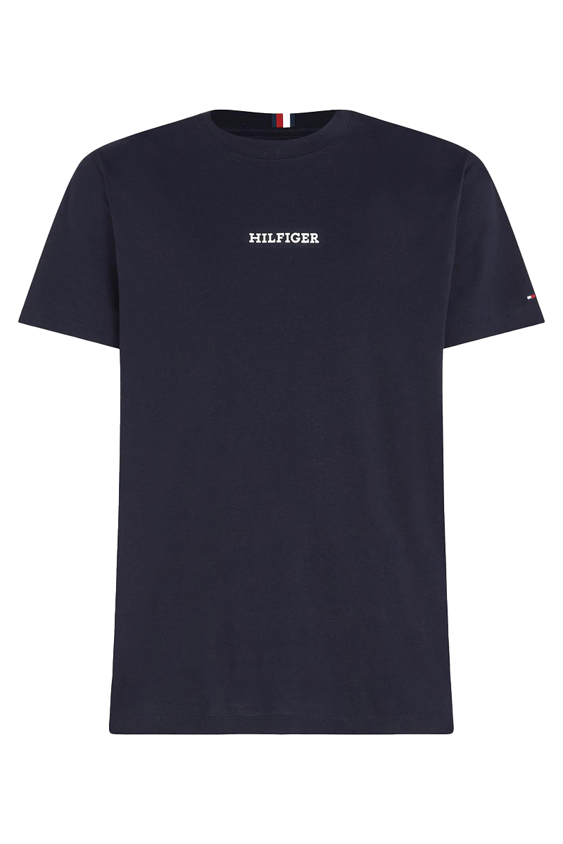 Tommy Hilfiger MONOTYPE SMALL CHEST PLACEMENT Blauw-1 1