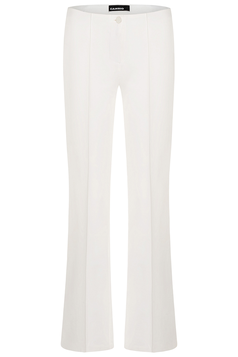 Dames broek ecru