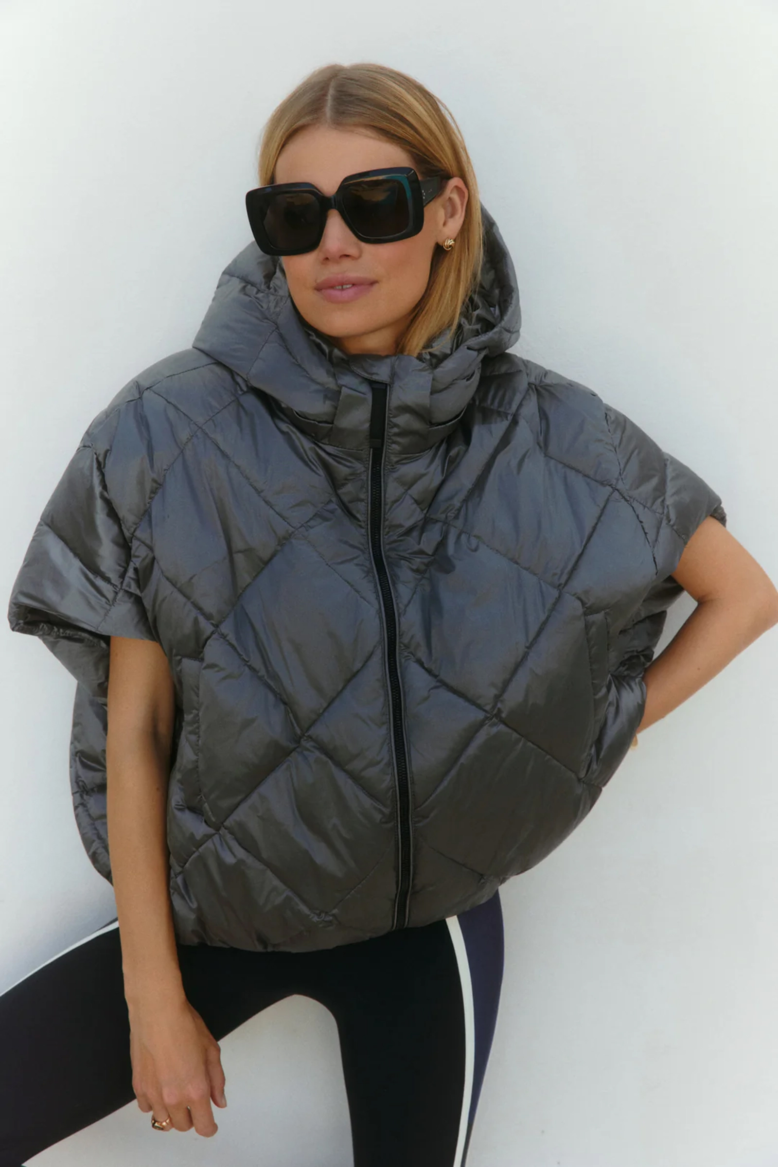 Casual dames bodywarmer grijs