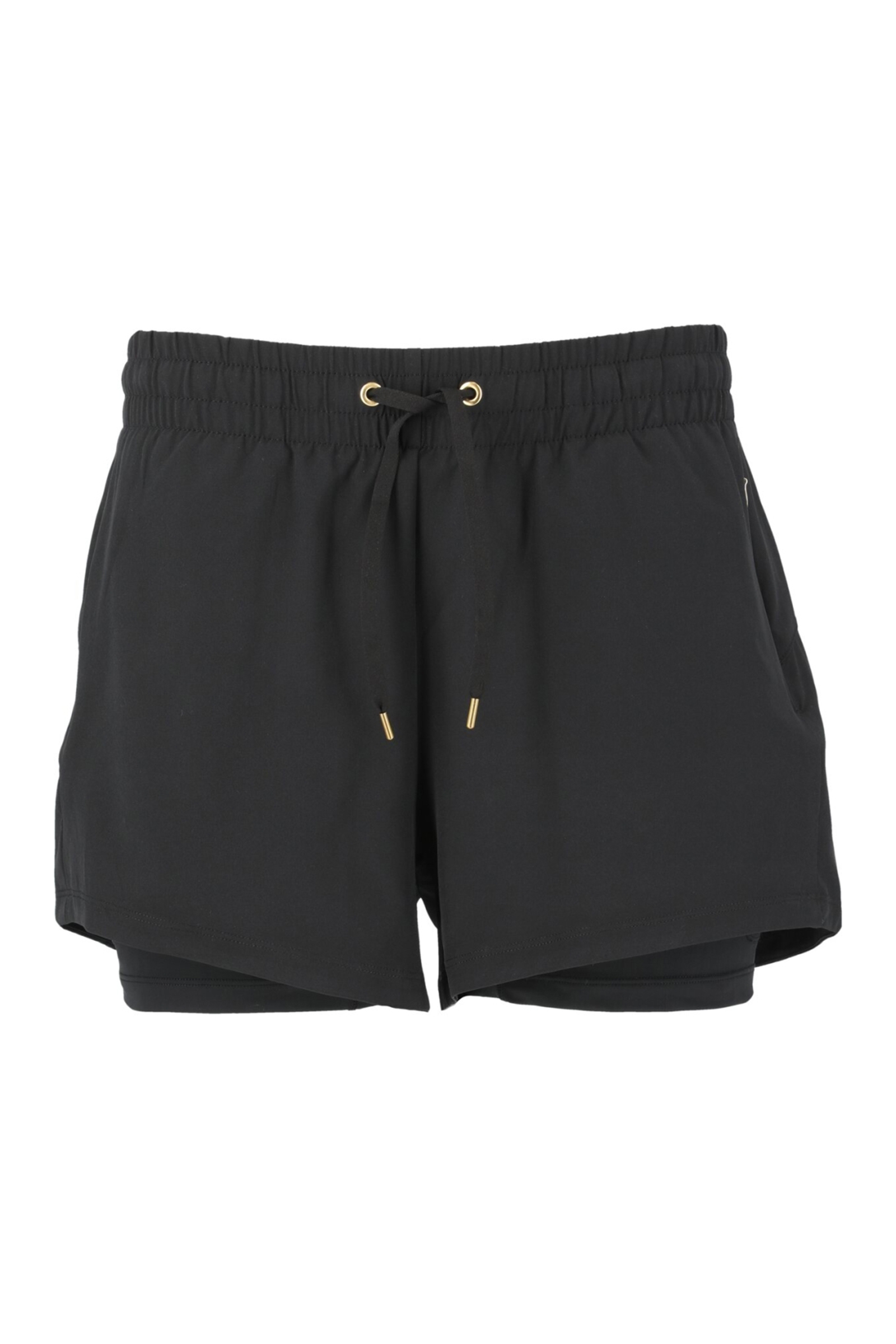 Athlecia TIMMIE V2 W 2-IN-1 SHORTS Zwart-1 1