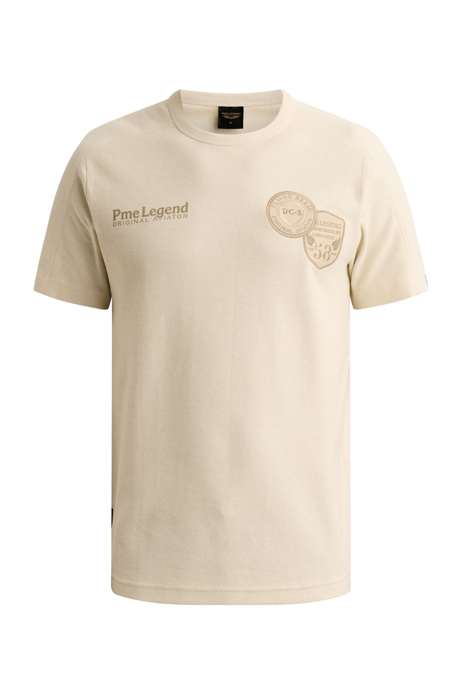 Heren overhemd lm casual ecru