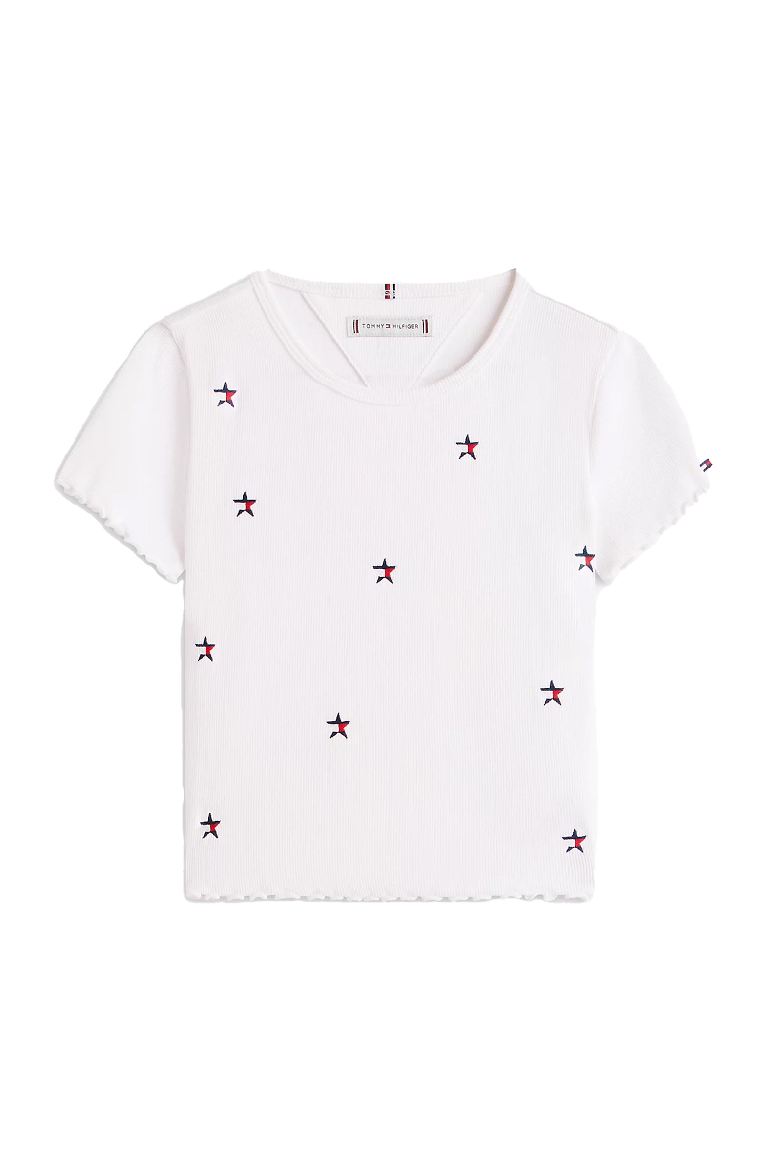 Meisjes t-shirt korte mouw wit