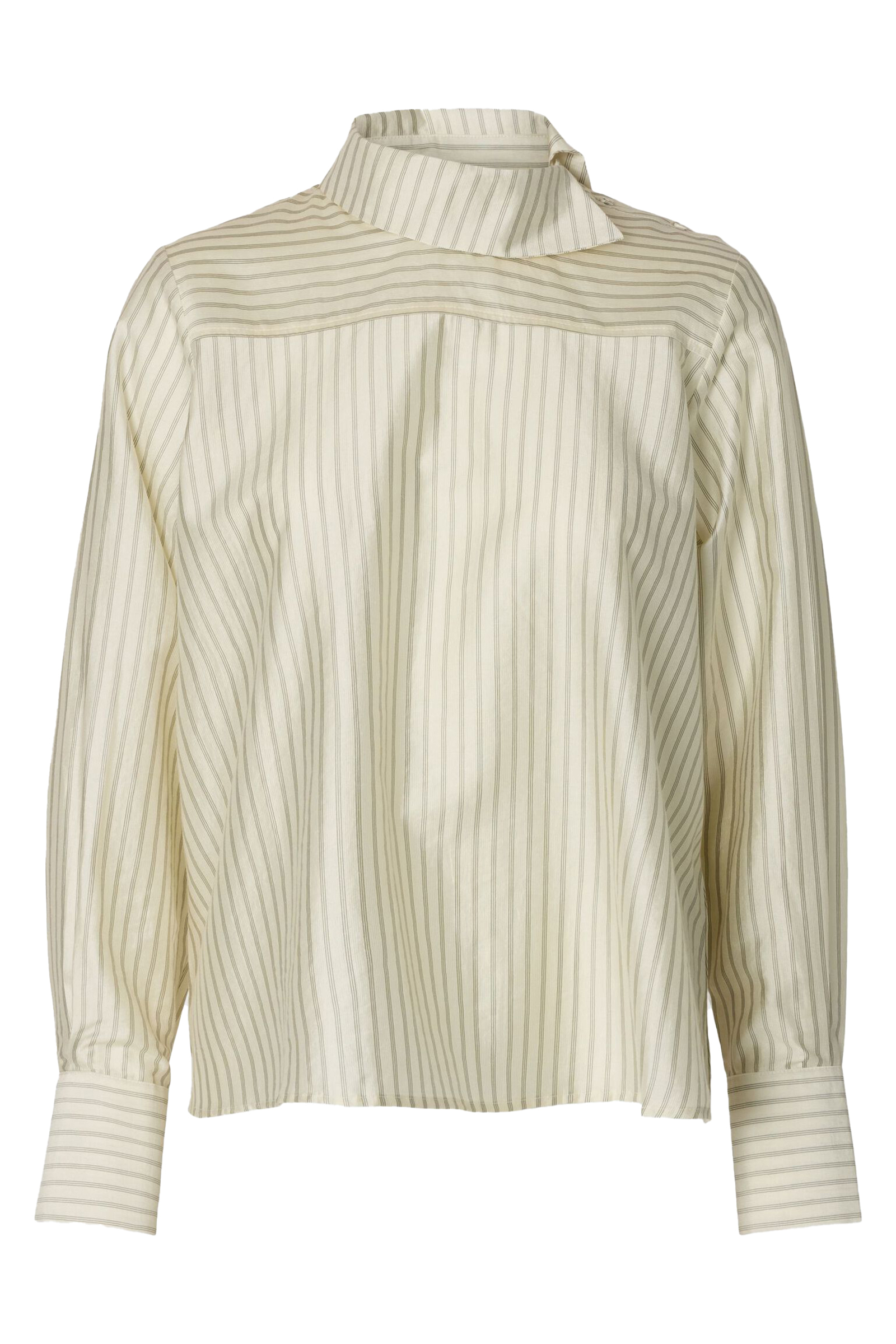 Dames blouse lange mouw geel