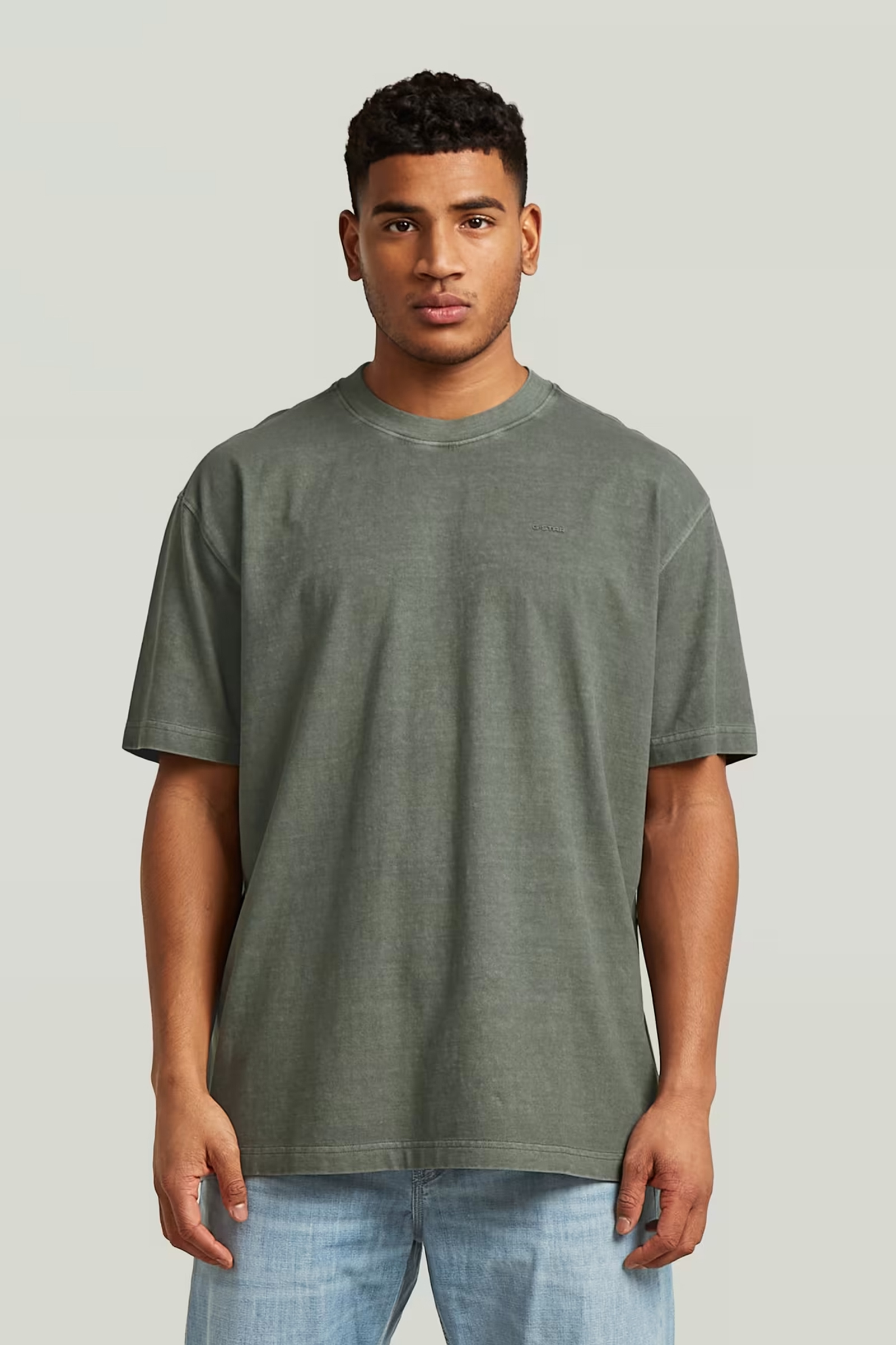Heren t-shirt kortemouw groen