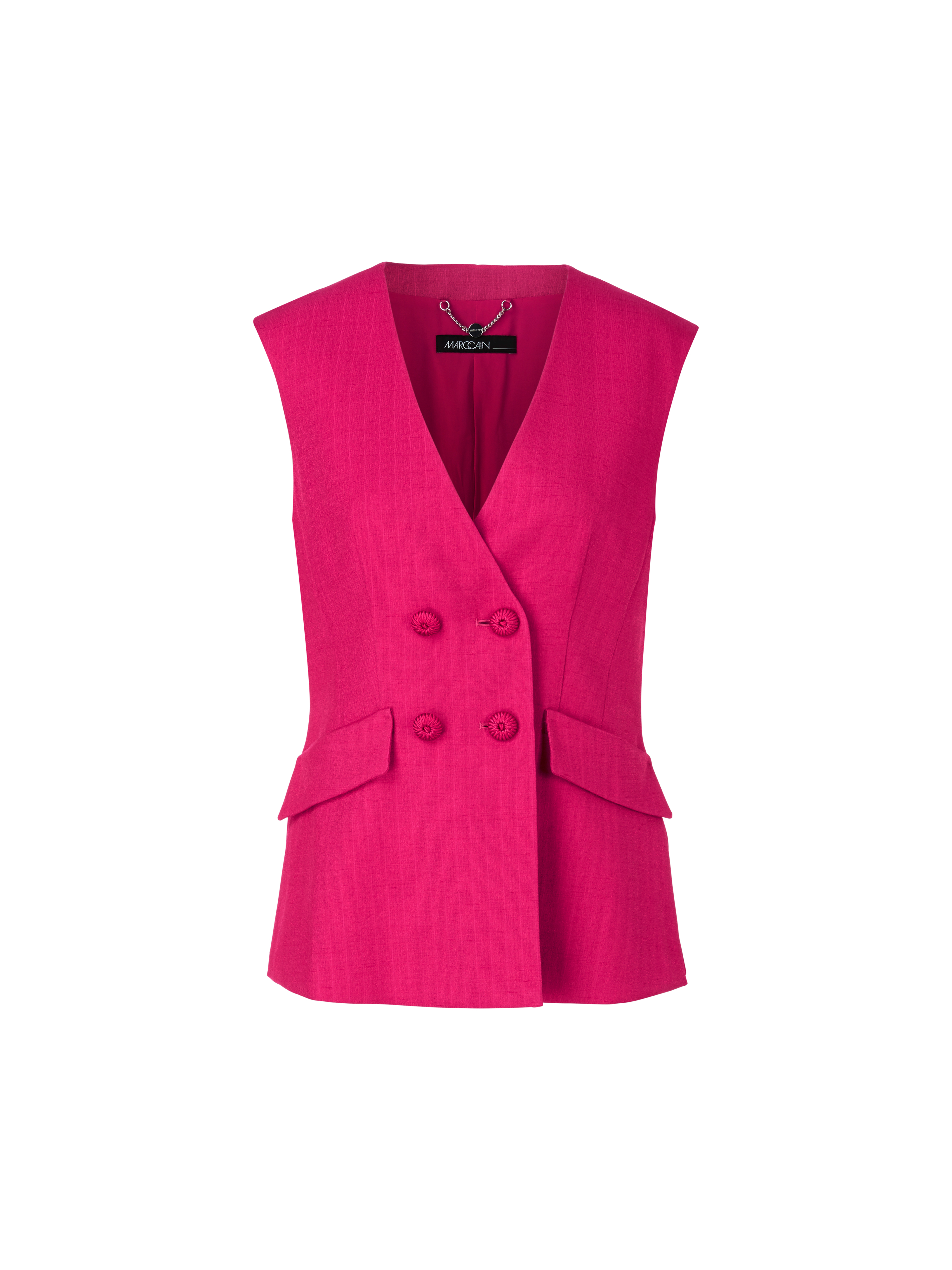 Dames gilet paars