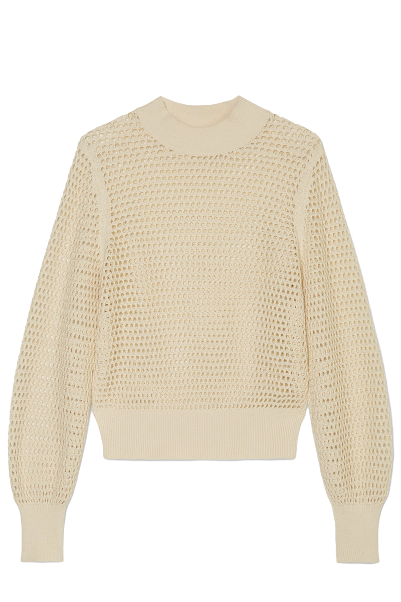 Marc O'Polo Pullover, longsleeve, round-neck bruin/beige-1 1