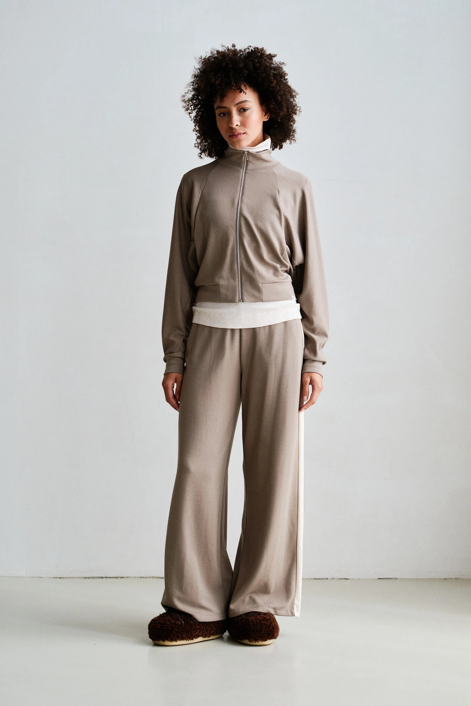 Dames broek bruin