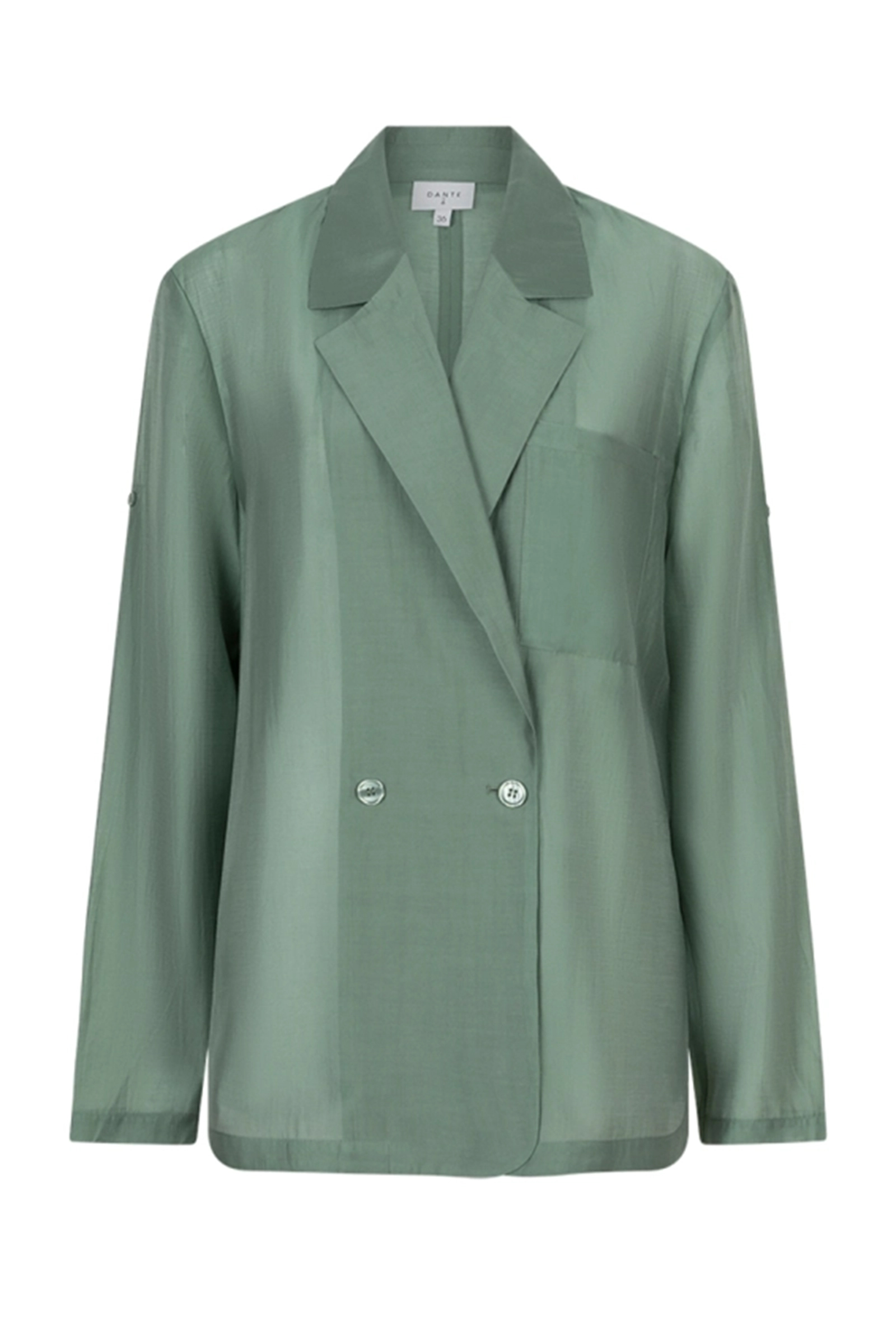 Dames blazer groen