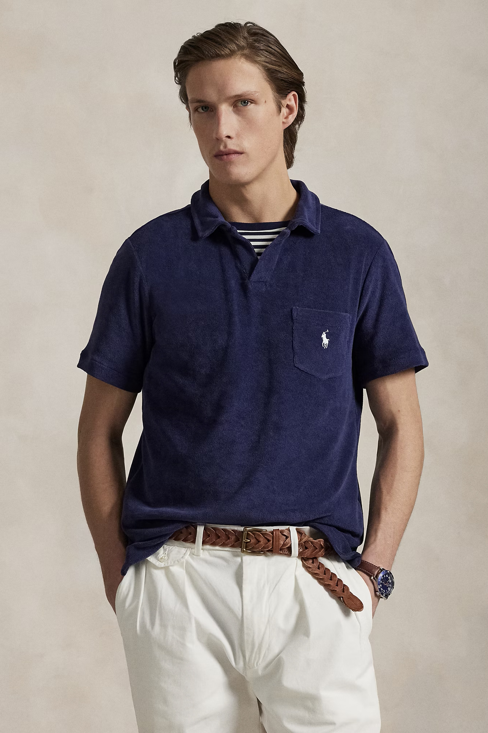 Polo Ralph Lauren LT WT COTTON TERRY Blauw-1 2