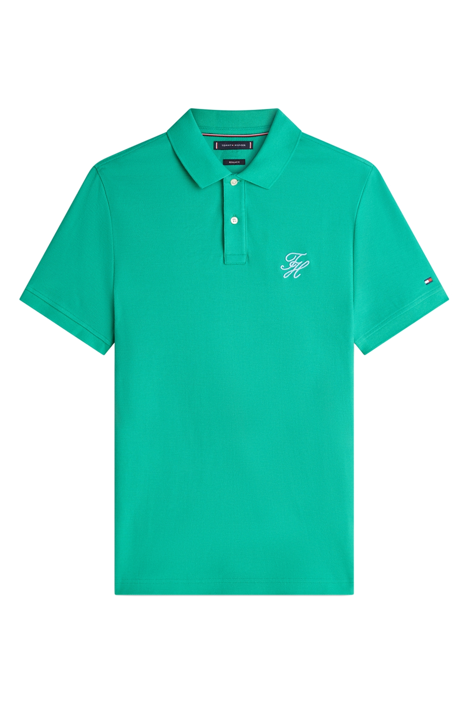 Heren polo korte mouw groen