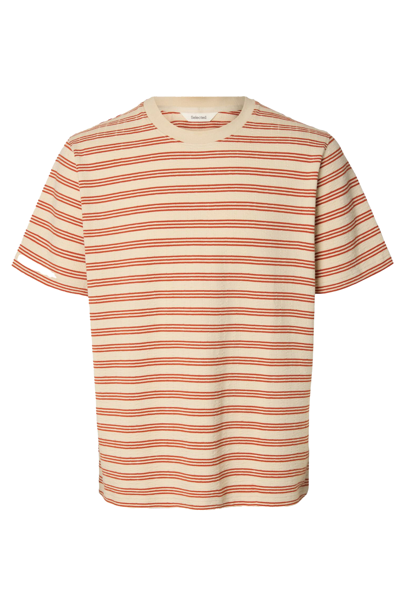 Heren t-shirt kortemouw bruin