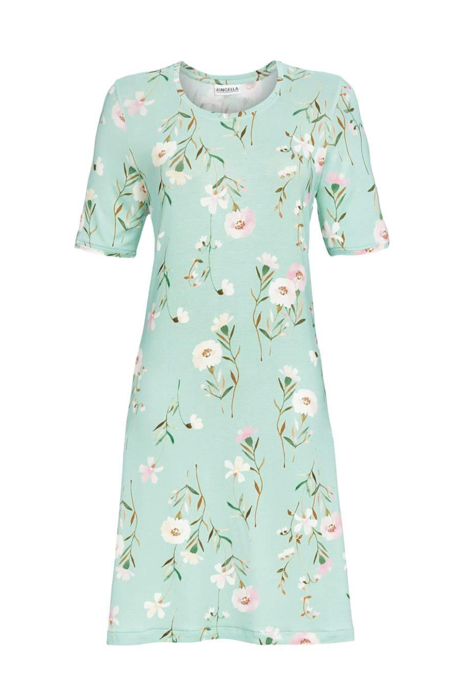 Nachtmode dames nachthemd   groen