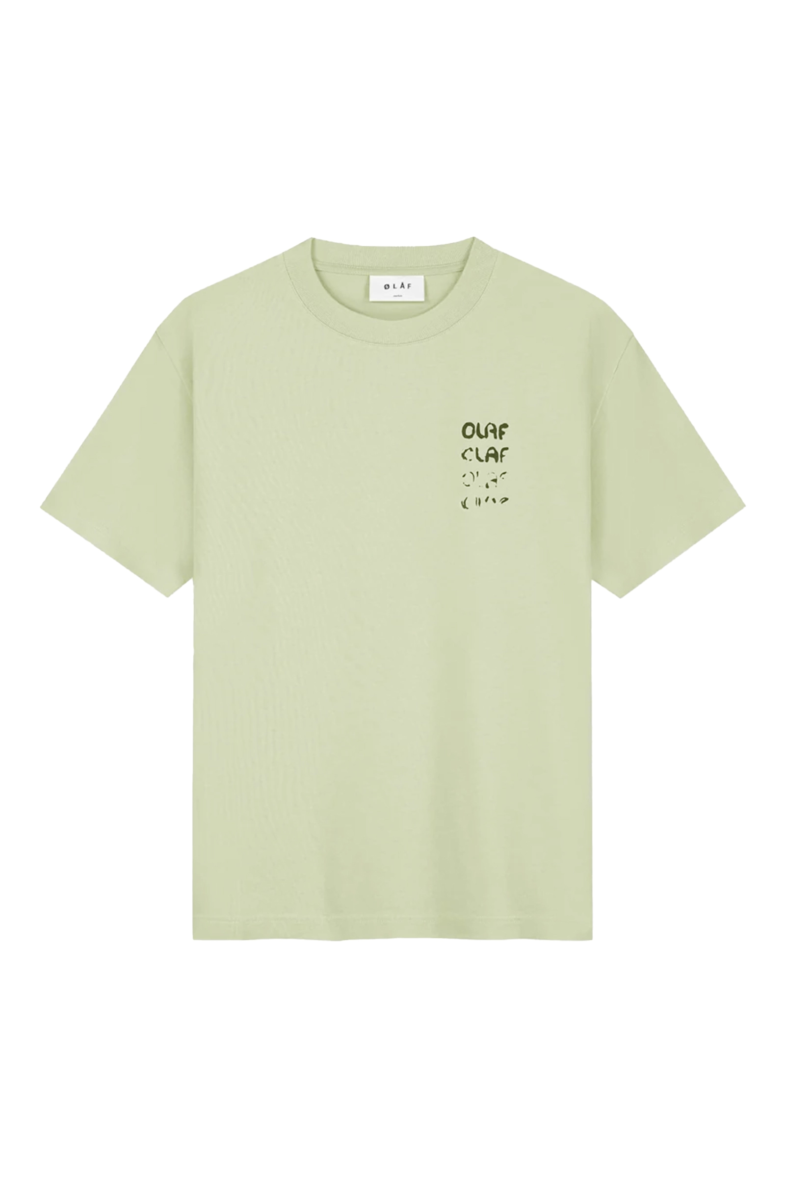 Heren t-shirt kortemouw groen