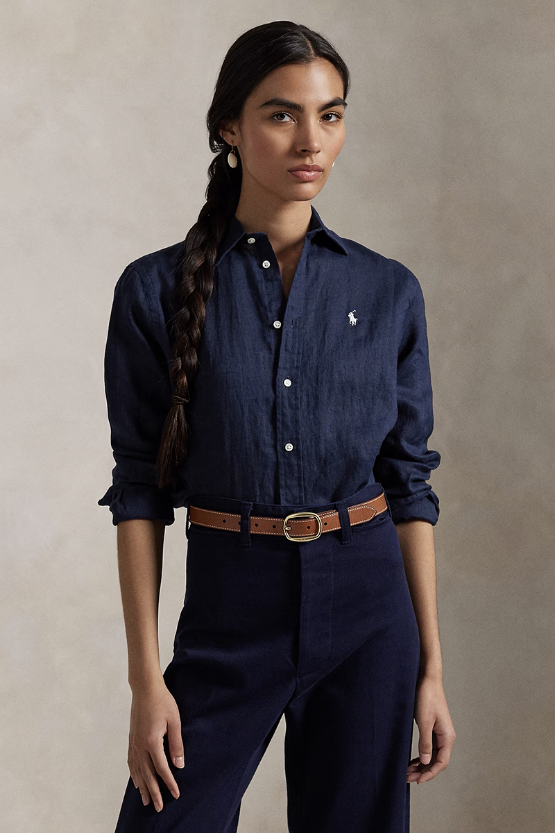 Polo Ralph Lauren CLASSIC LONG SL SHIRT Blauw-2 2