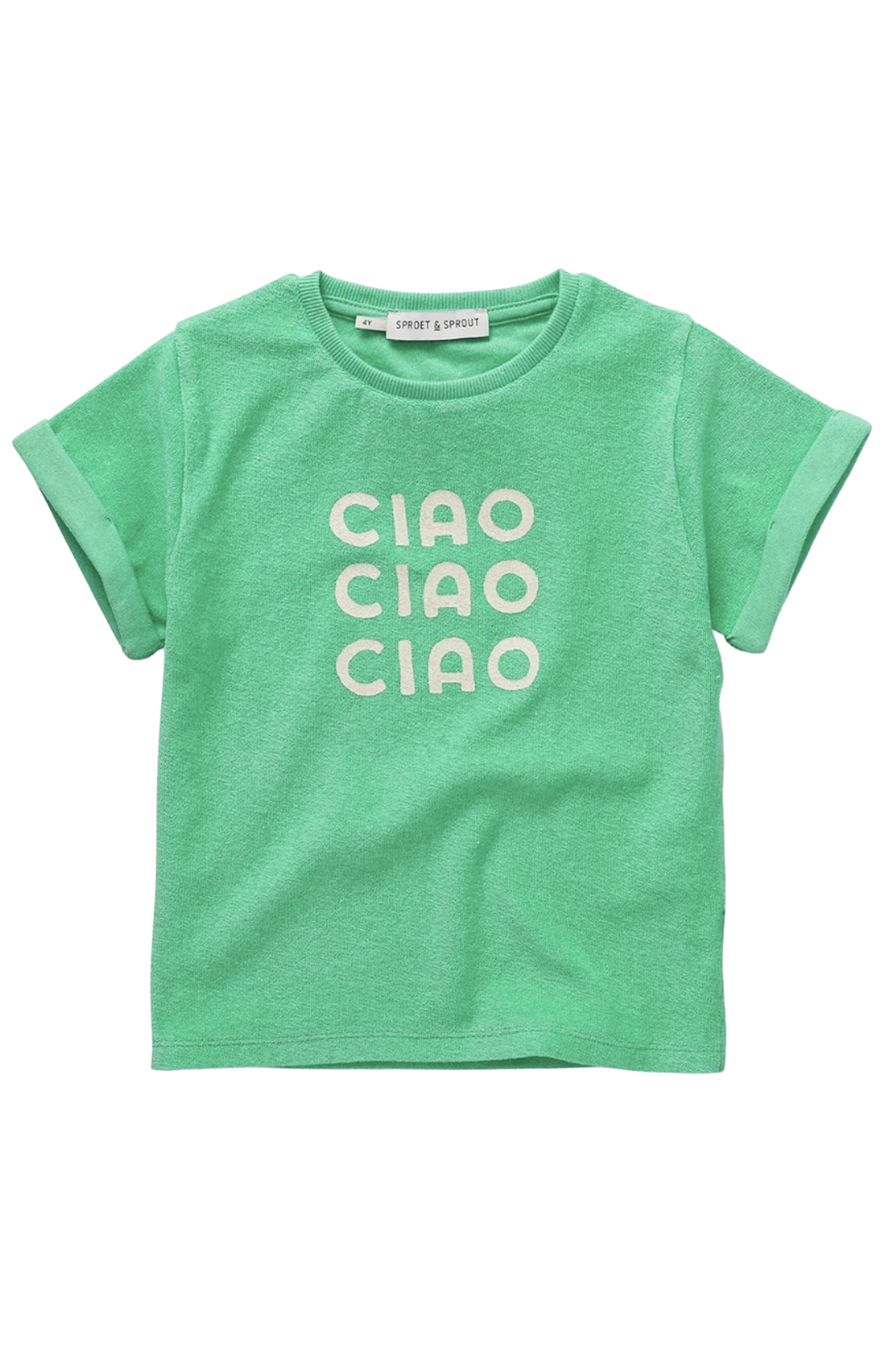 Jongens t-shirt korte mouw groen