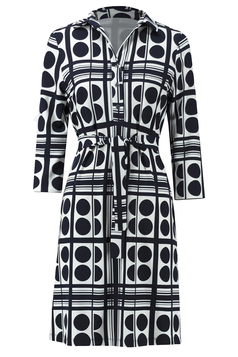 Dames jurk blauw