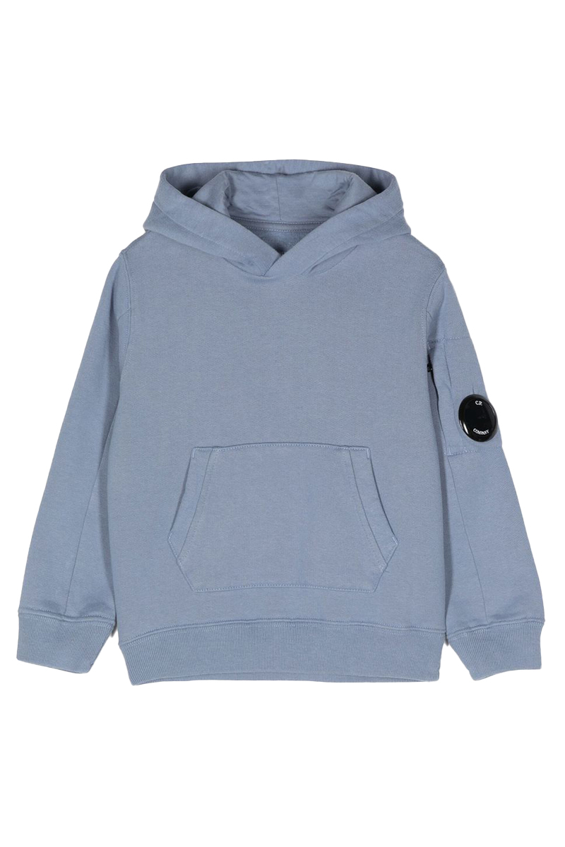 C.P. Company baisc fleece lens hoodie Blauw-1 1