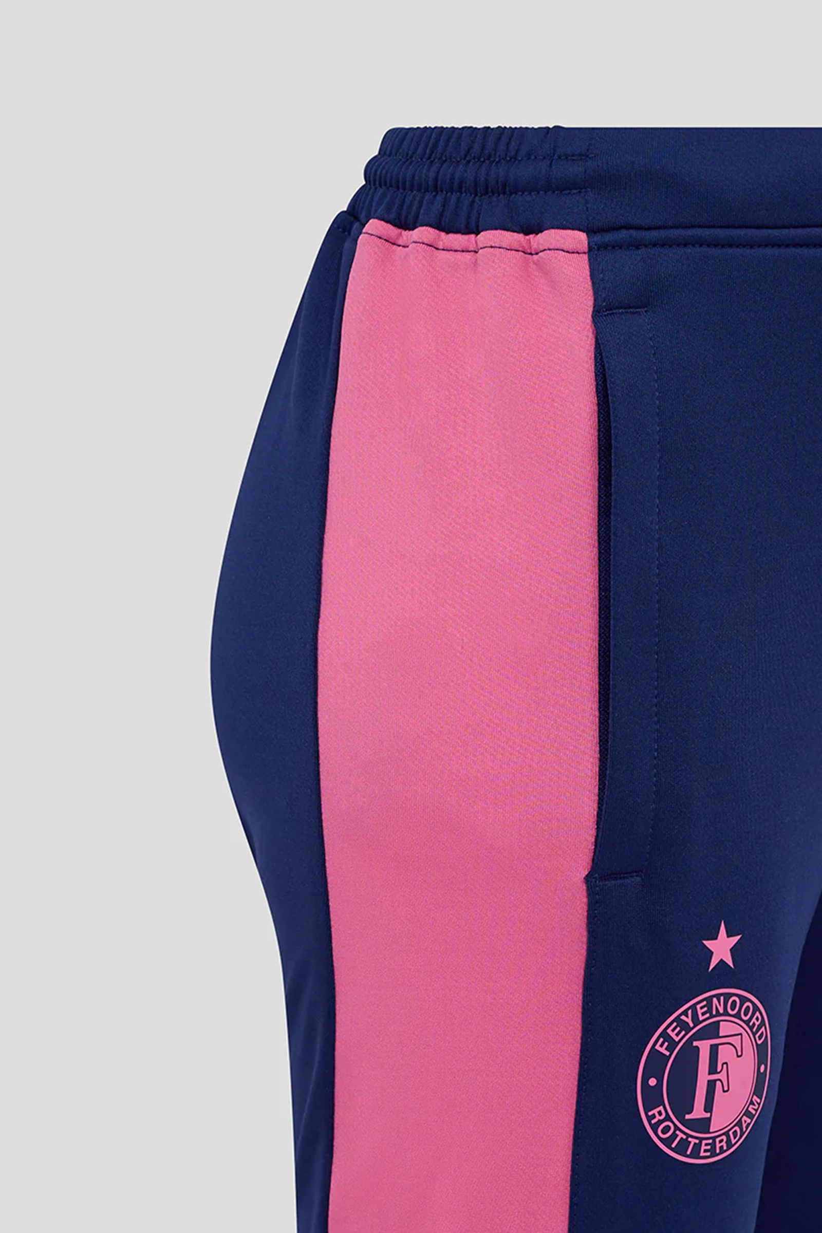 Voetbal jongens short replica blauw