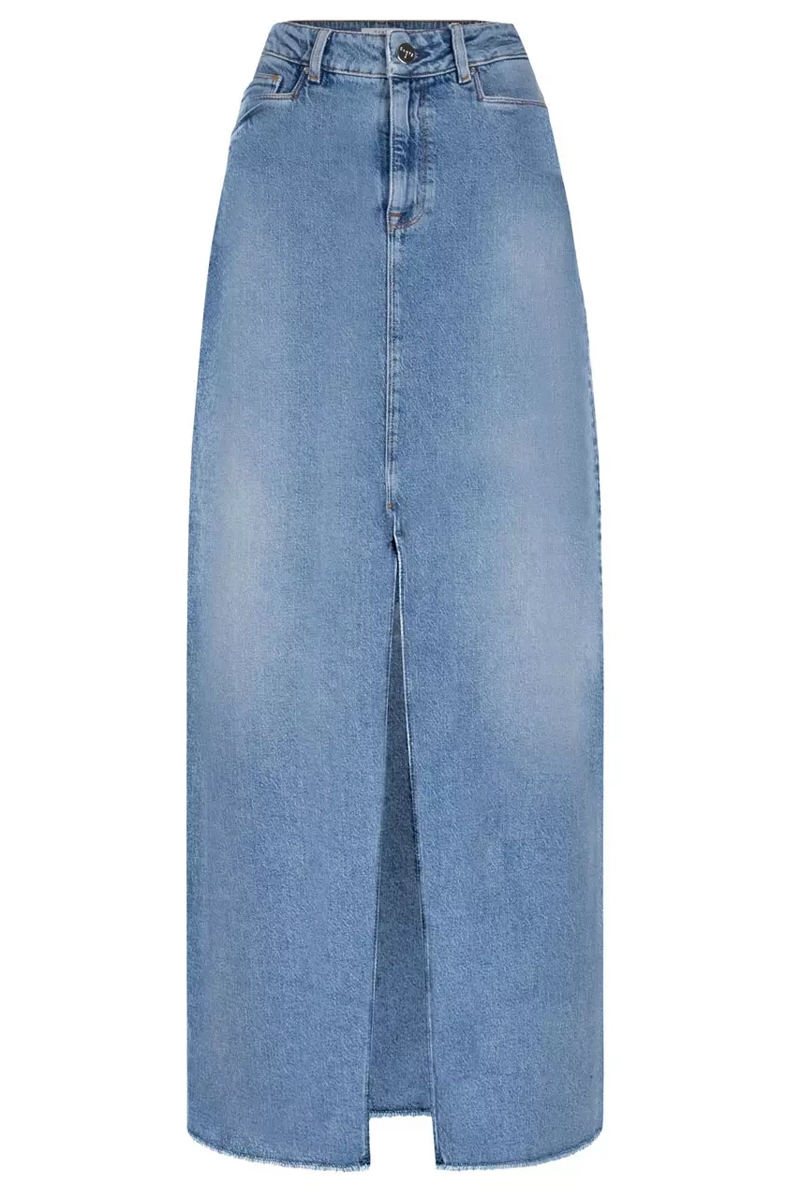 Dames rok blauw