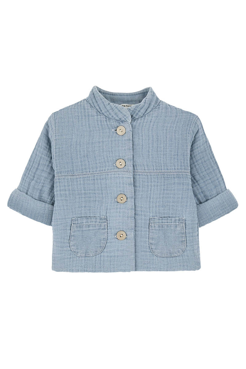 Baby jas blauw