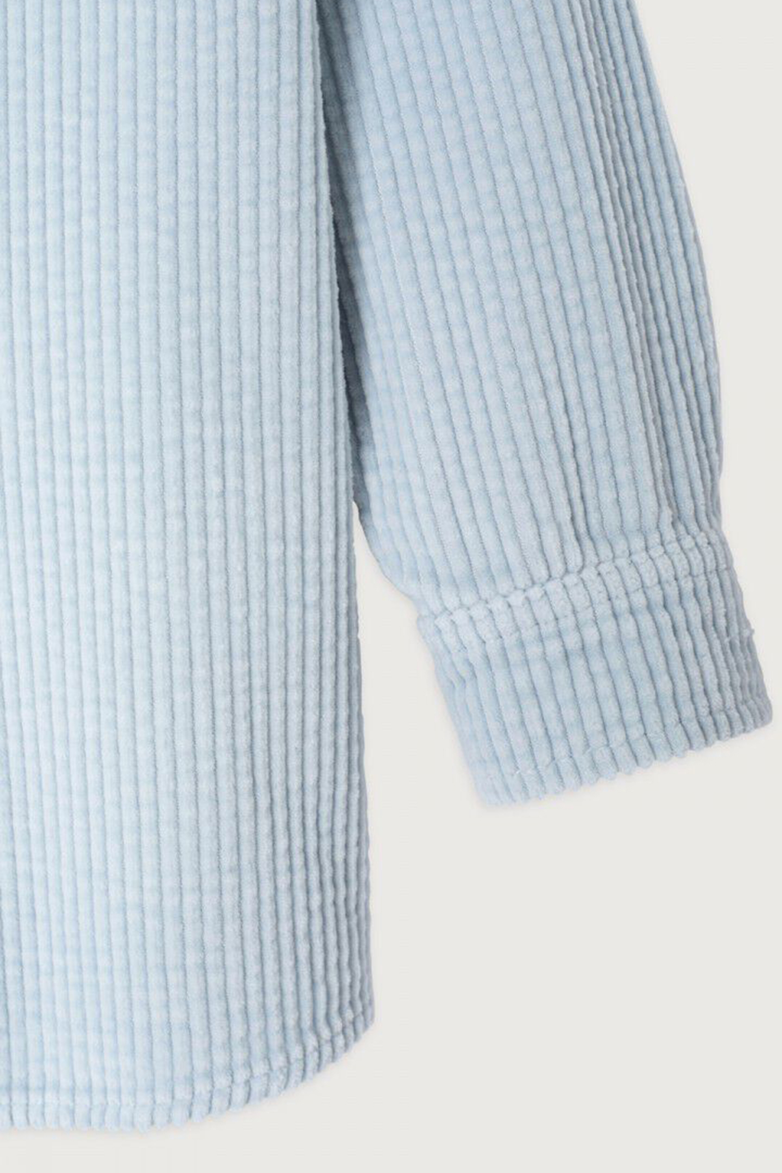 Jongens overhemd lange mouw blauw