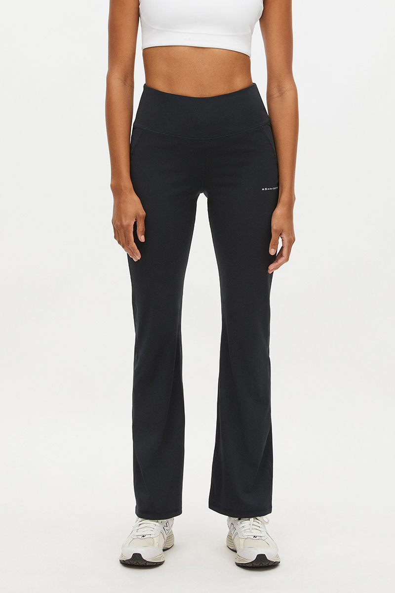 Fitness dames tight lang zwart