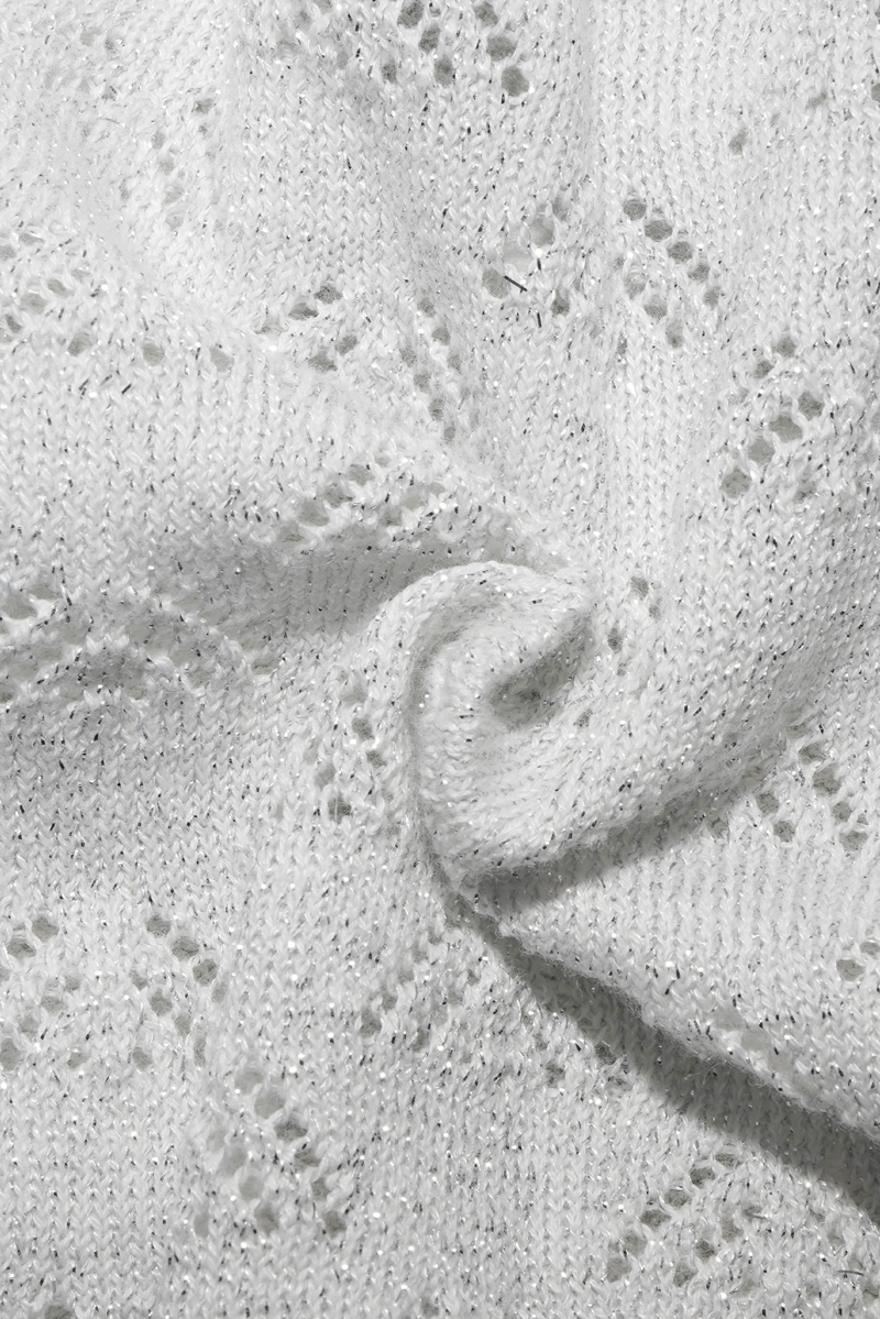 Meisjes vest zilver