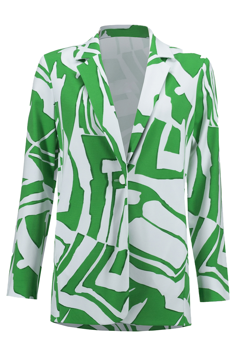 Dames blazer groen