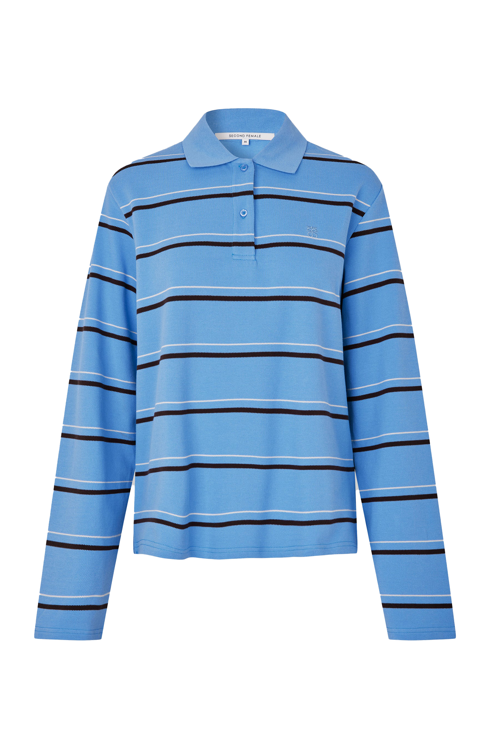 Dames polo blauw