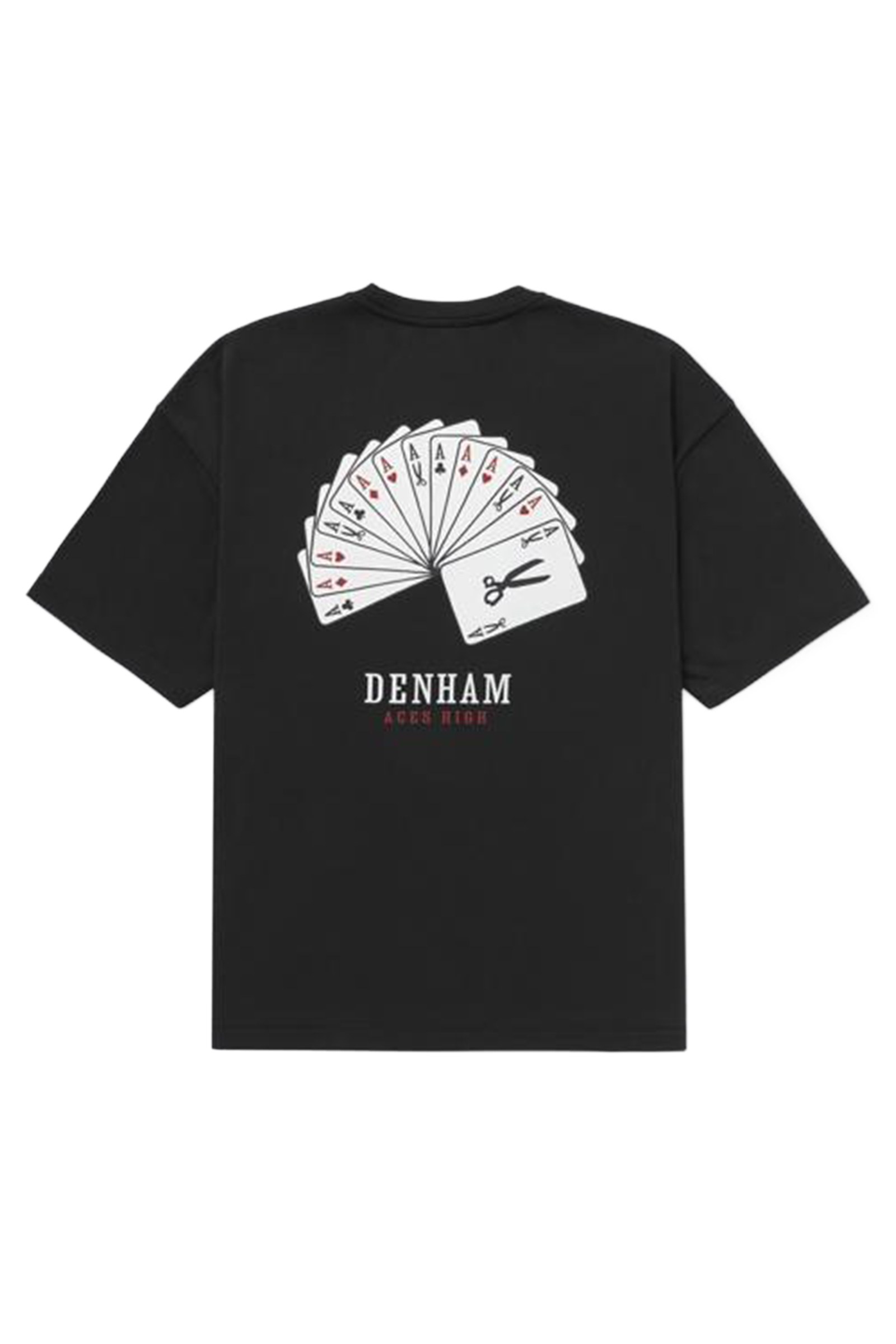 Heren t-shirt kortemouw zwart