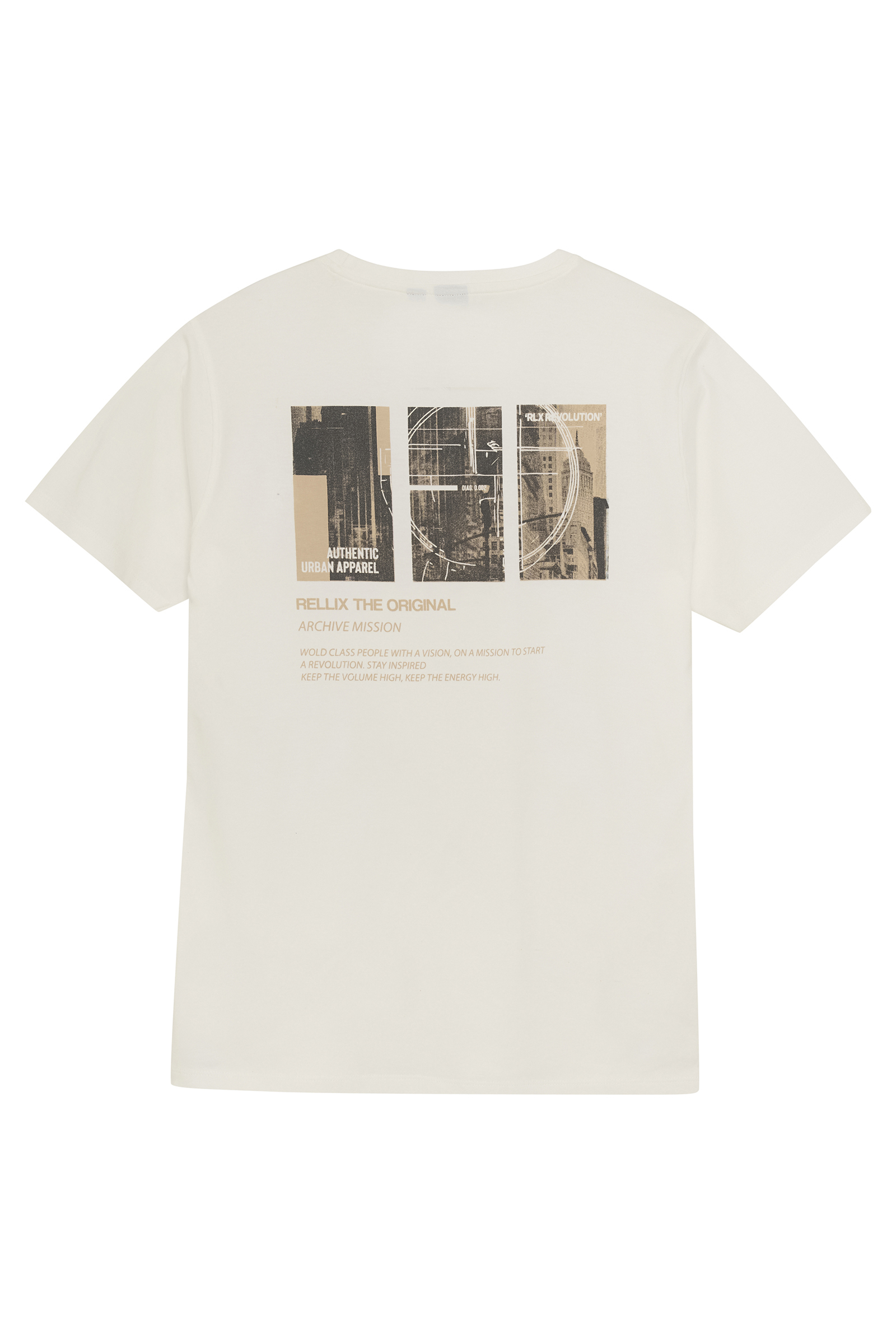 Rellix T-shirt rlx backprint Wit-1 3