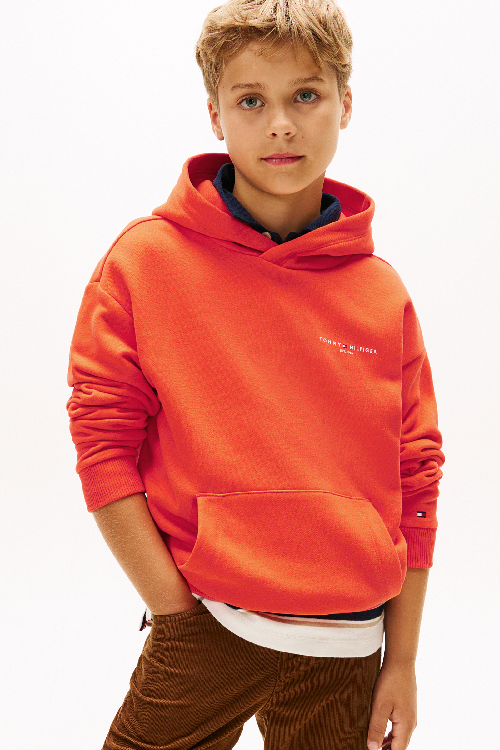 Jongens sweater rood