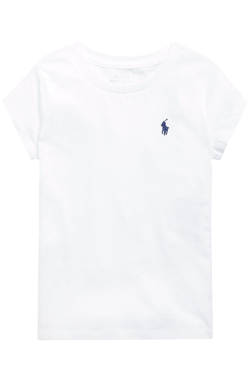 Polo Ralph Lauren Ss cn tee-tops-knit Wit-1 1