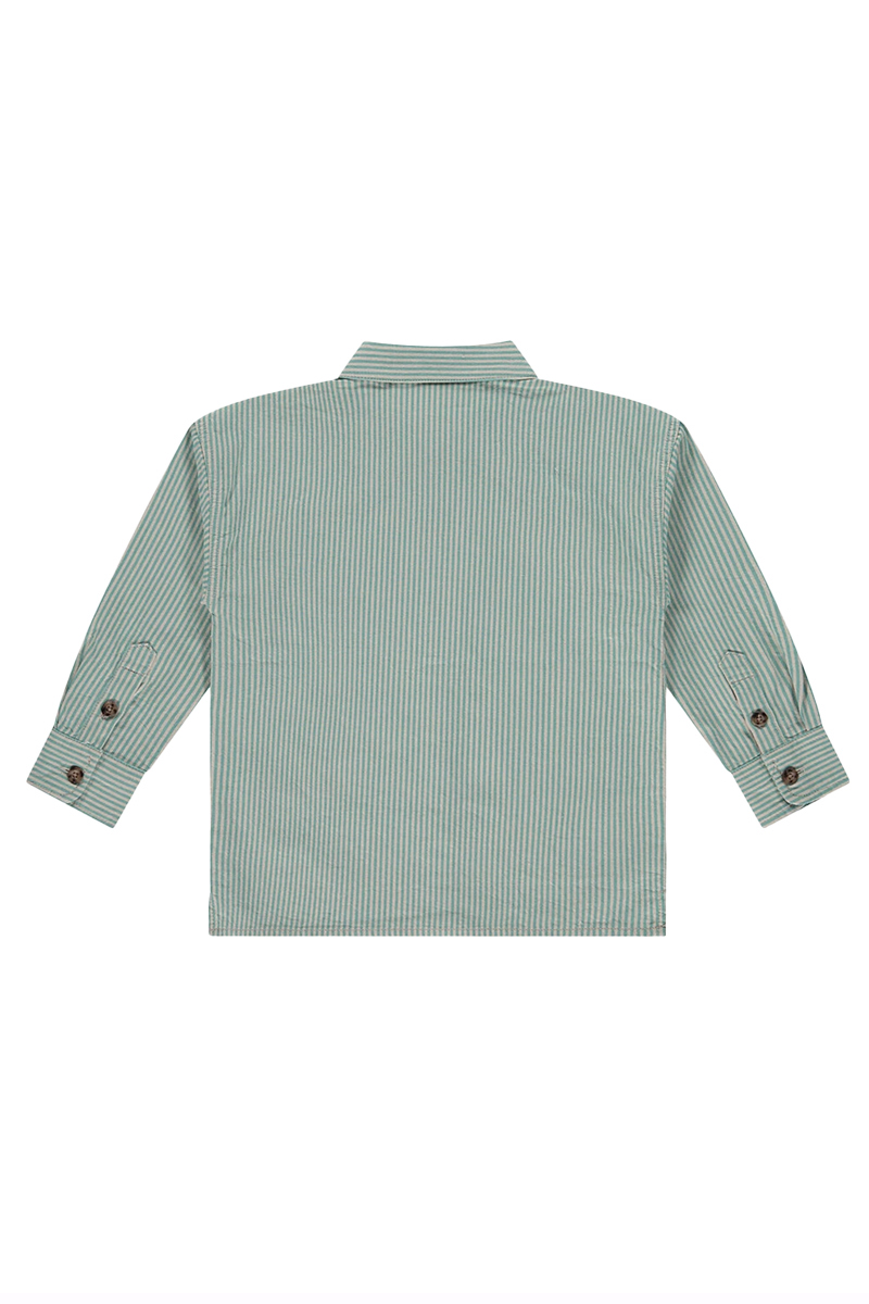 Stains and Stories Boys overshirt longsleeve Blauw-1 2