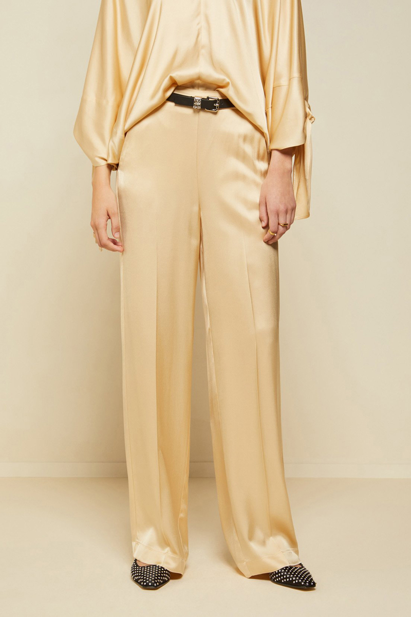 Dames broek ecru