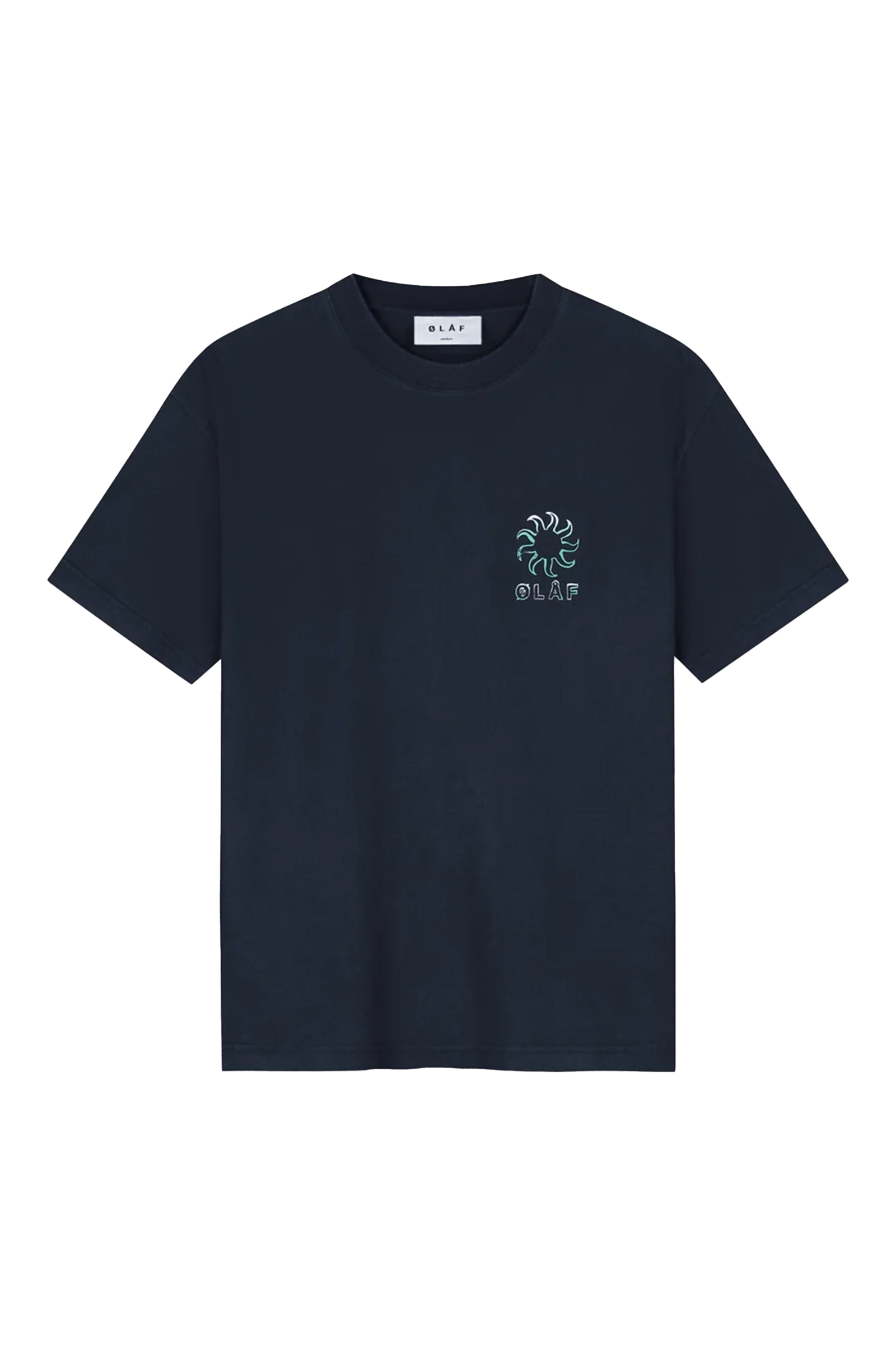 Heren t-shirt kortemouw blauw