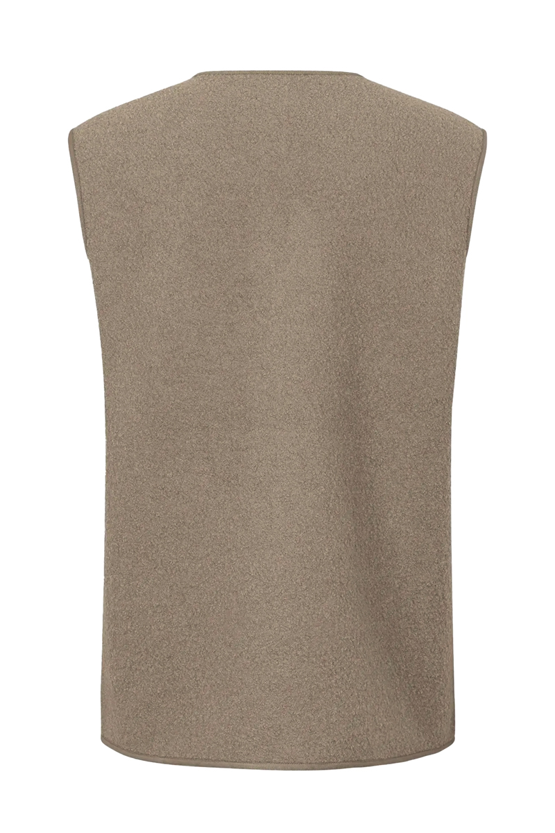 Samsøe Samsøe SAHANNES VEST 14612 bruin/beige-1 2